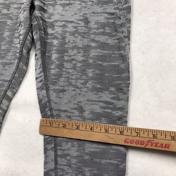 LULULEMON Fast Free Tight Pants Women 6 Black Camo Stretch Legging Athleisure - Picture 14 of 16